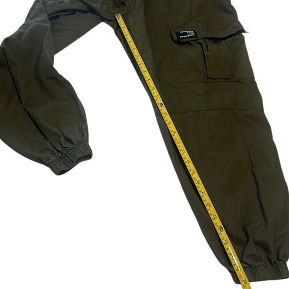 Sangtree Olive Green Cargo Pockets Streetwear Jogger Pants Size XL - Picture 10 of 11